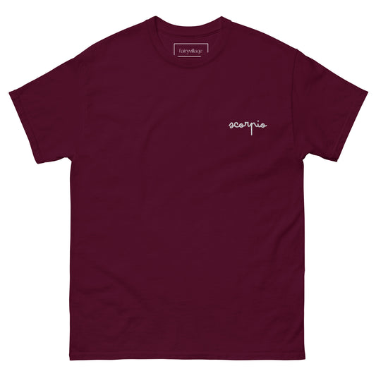 Scorpio Embroidered Tee