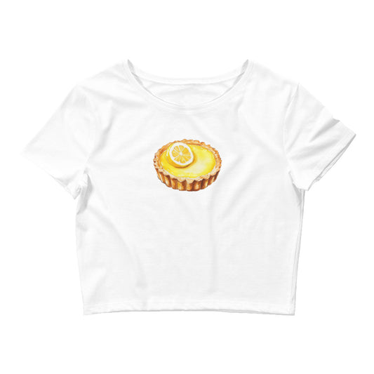 Virgo Lemon Tart Cropped Tee